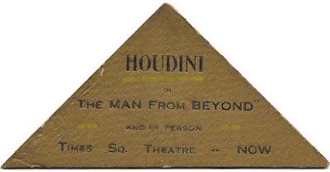 Mẫu card visit của Harry Houdini